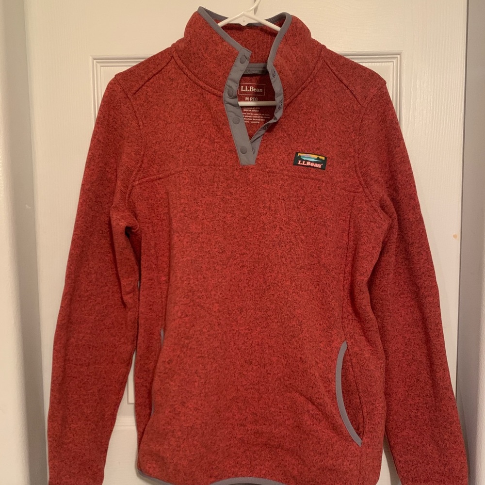 L.L. Bean Sweater Fleece Pullover